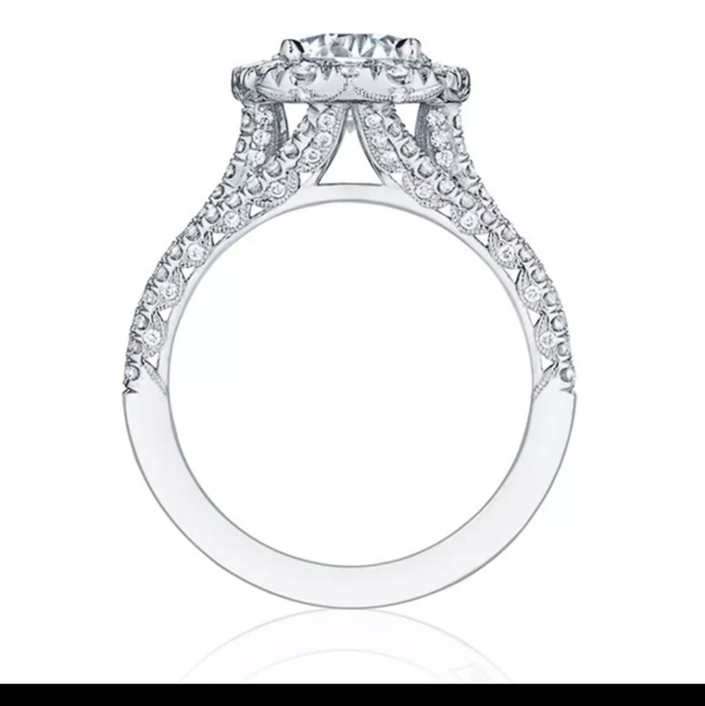 925 Sterling Silver Simulated Diamond Ring - Picture 5 of 6
